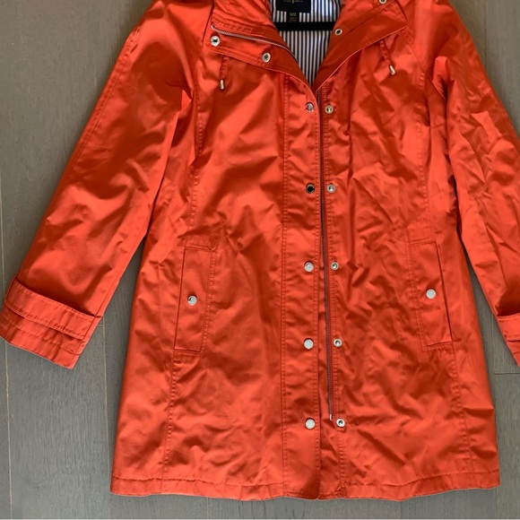 London Fog Orange Rain Jacket - Picture 3 of 15